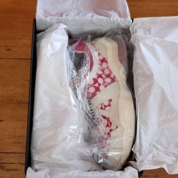 Coach Citysole Signature Mesh Running Sneakers Walking Outdoor Size 8.5B Pink - Picture 6 of 16